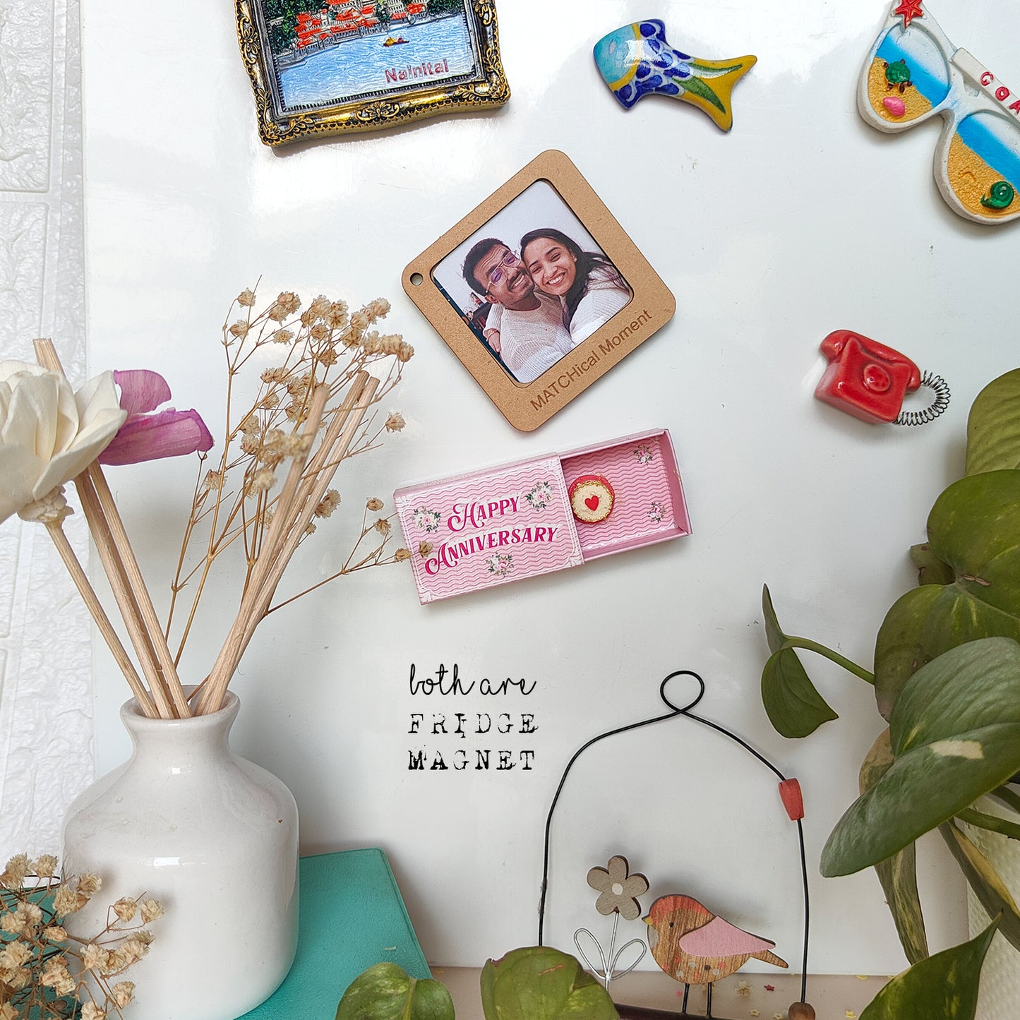 Anniversary Gifts With Miniature Cake - Combo Set