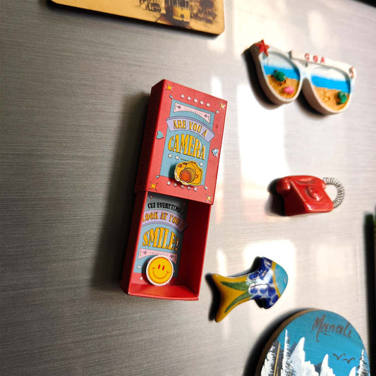 Are You A Camera Cheesy Message Gift - Magnet