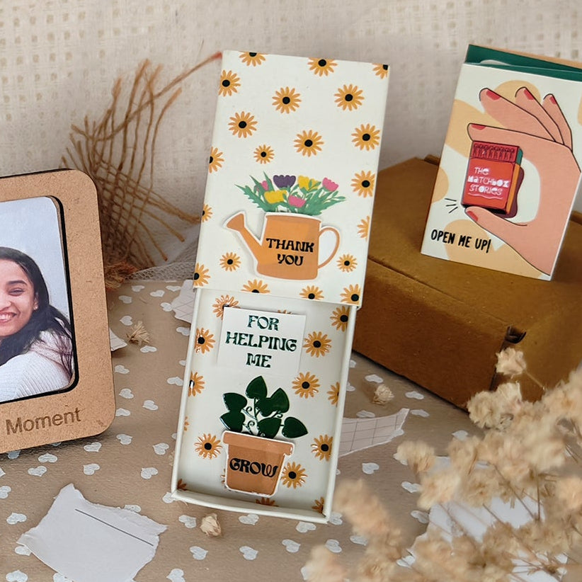 Thank You For Helping Me Grow - Plant Lover Gift