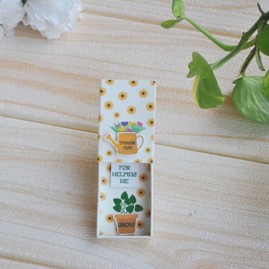 Thank You For Helping Me Grow - Keychain