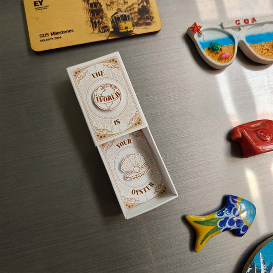 World Is Your Oyester - Positive Motivational Gift