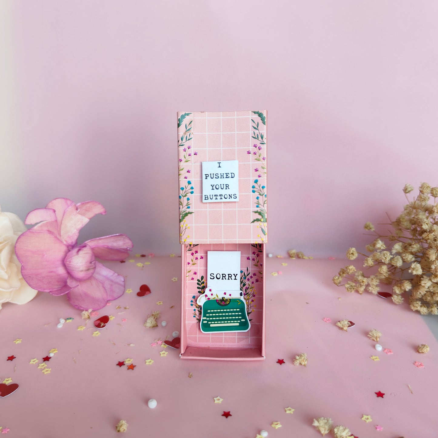 Typewriter Sorry Message Gift
