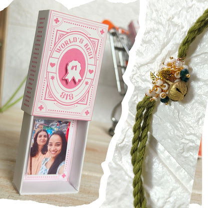 Personalized Rakhi gift for Sister
