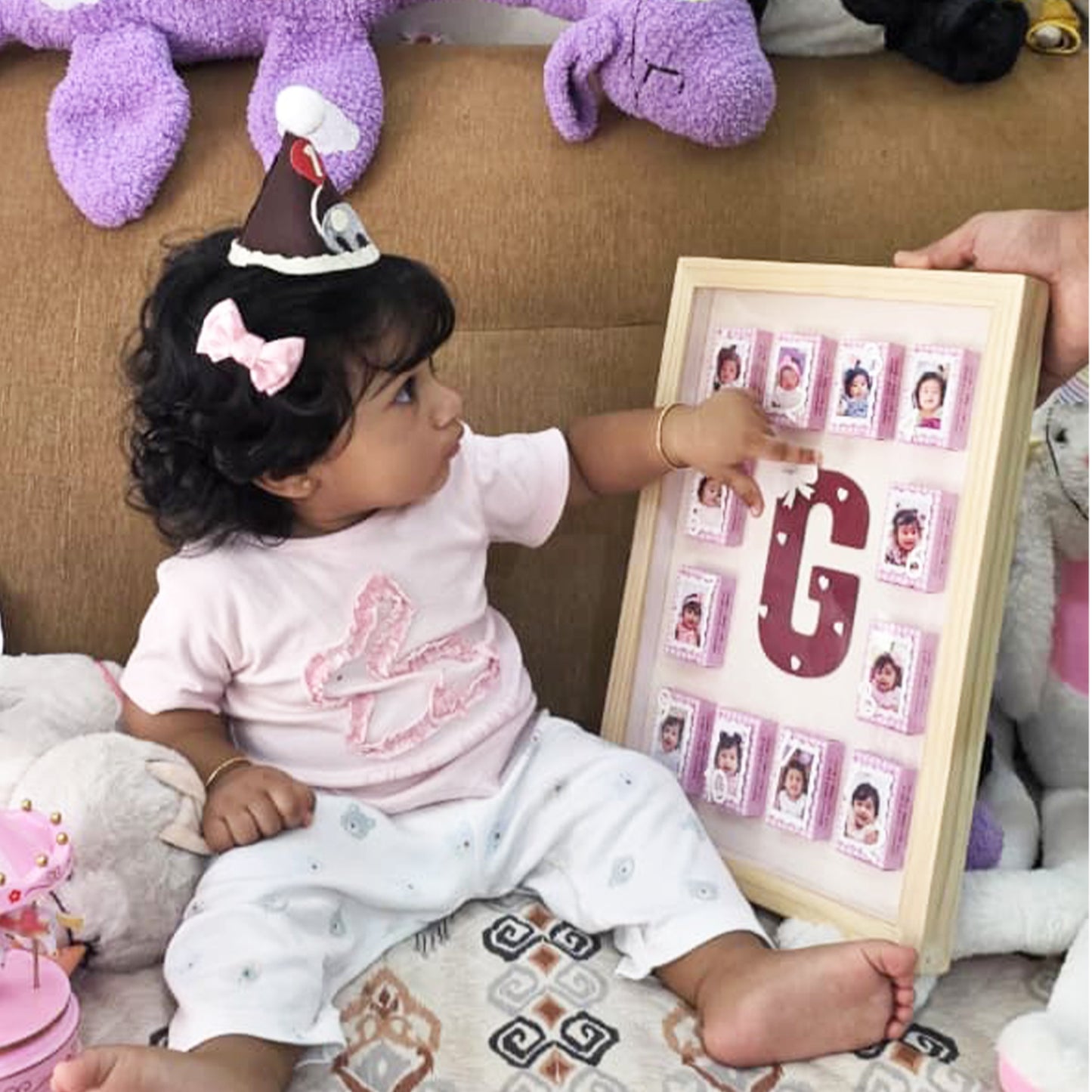 Baby's First Birthday - Matchbox Photo Wall Frame