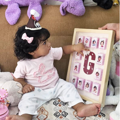Baby's First Birthday - Matchbox Photo Wall Frame