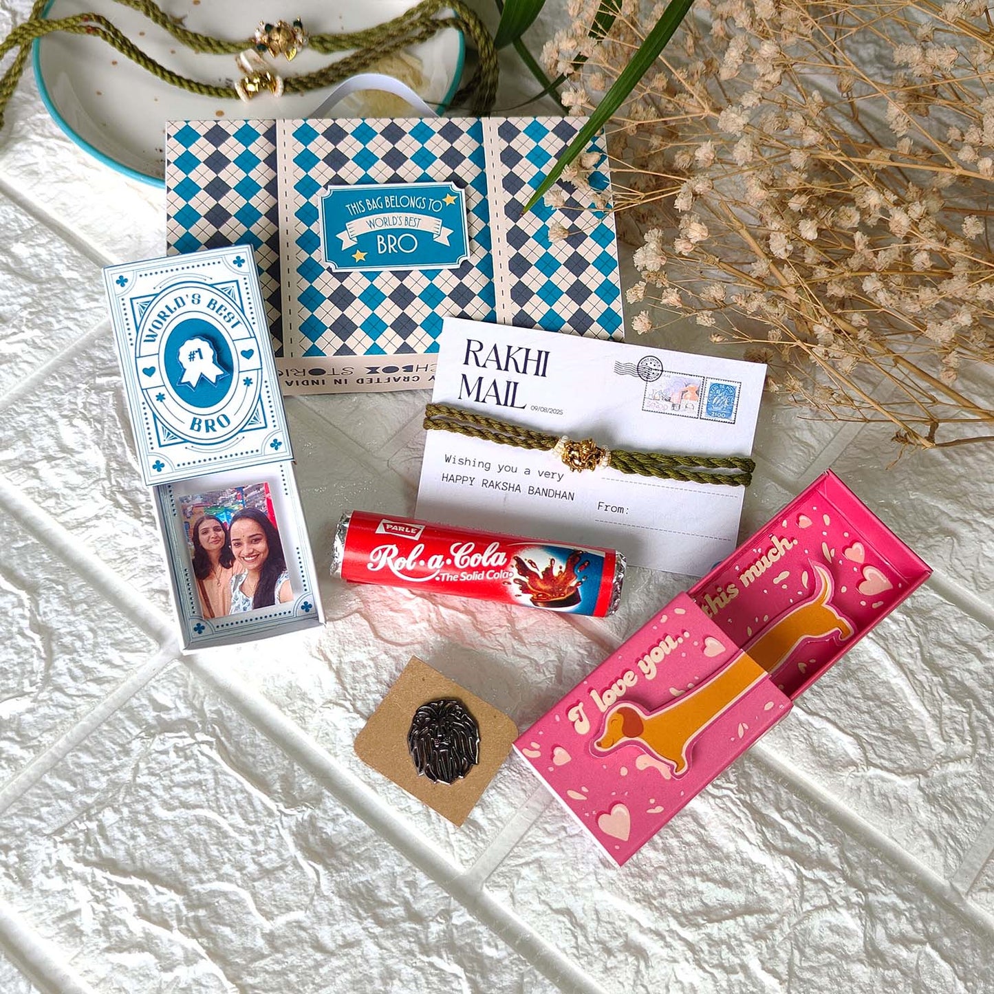 Rakhi Match-Bag for Brother Personalized