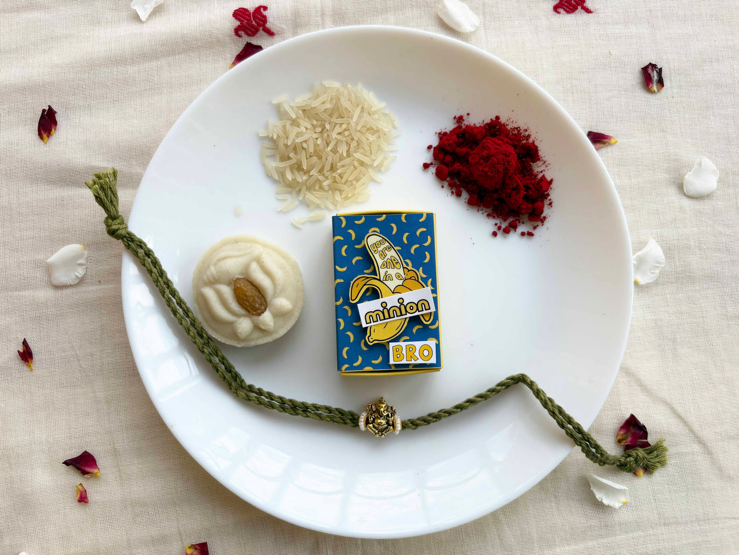 Cute Minion Inspired Rakhi Gift for Little Brother