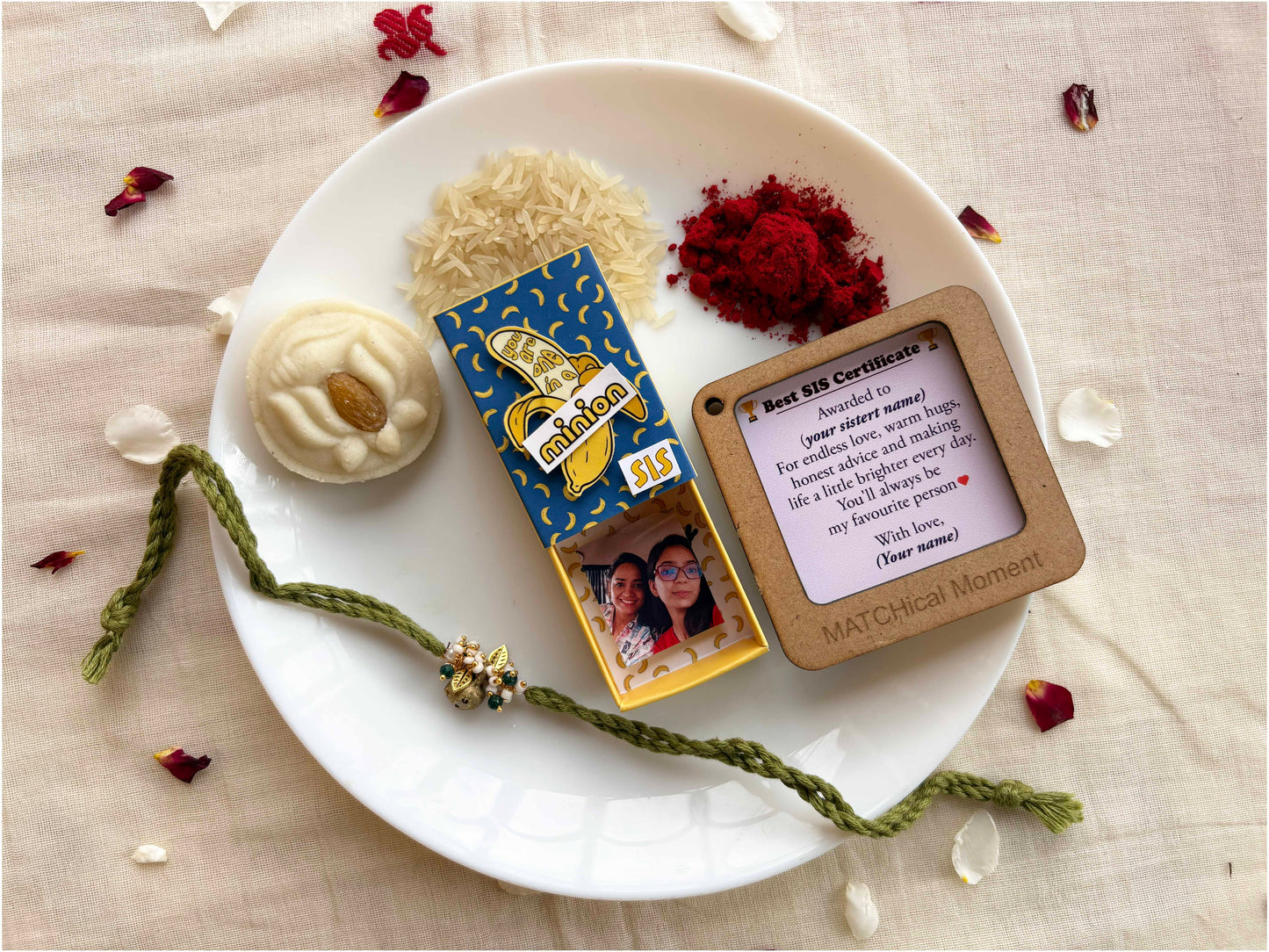 Cute Minion Inspired Rakhi Gift for Little Sis
