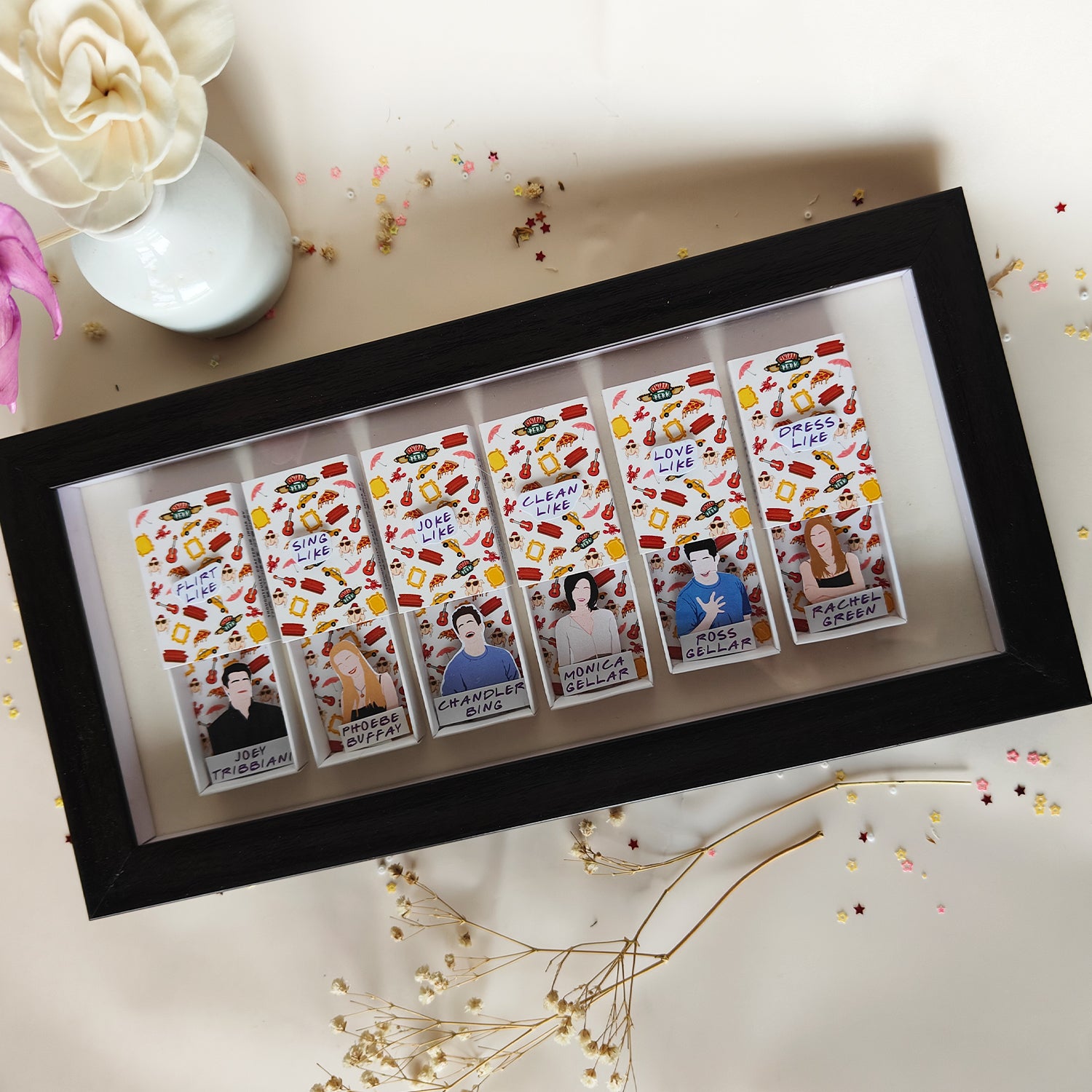 FRIENDS Matchbox Wall Frame – The Matchbox Stories