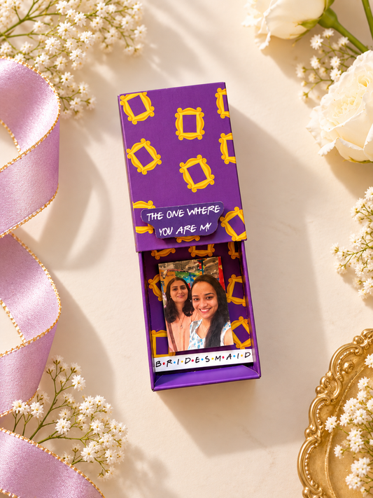 FRIENDS freak Bridesmaid Proposal Photo Magnet