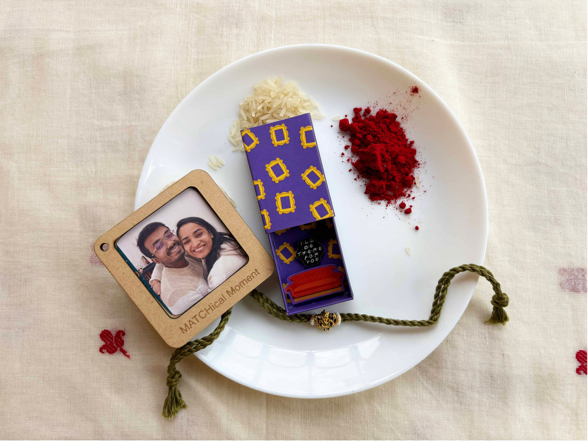 I'll Be There For You: Unique Rakhi Set for FRIENDS lover Brother