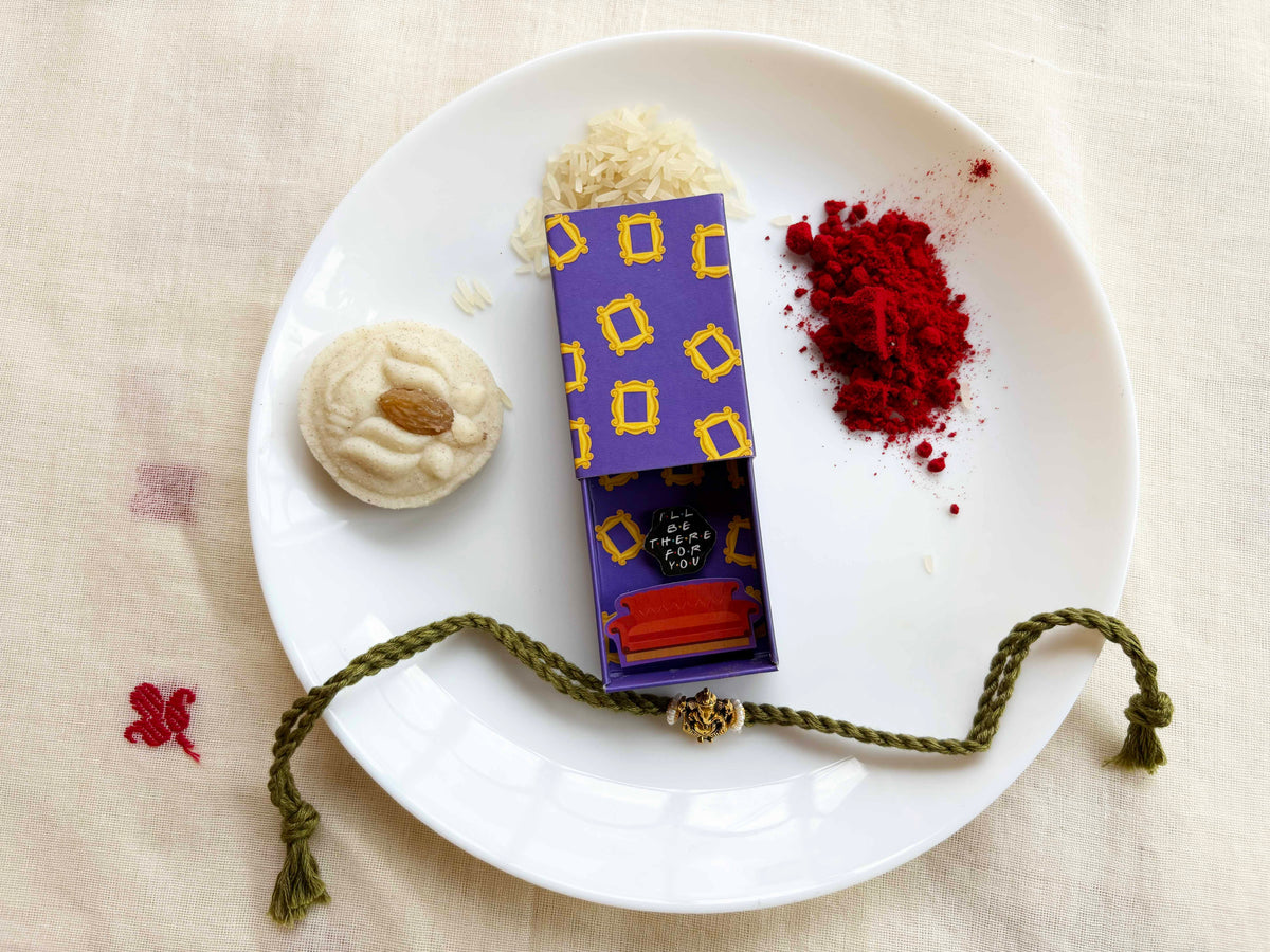 I'll Be There For You: Unique Rakhi Set for FRIENDS lover Brother