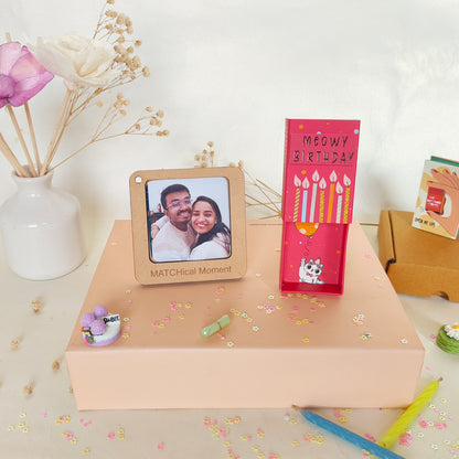 Meowy Birthday Gift For Cat Lover - Combo Sets