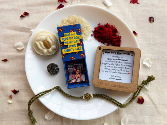 Not All Superhero Wear Capes - Rakhi gift for Brother