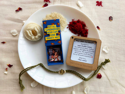 Not All Superhero Wear Capes - Rakhi gift for Brother