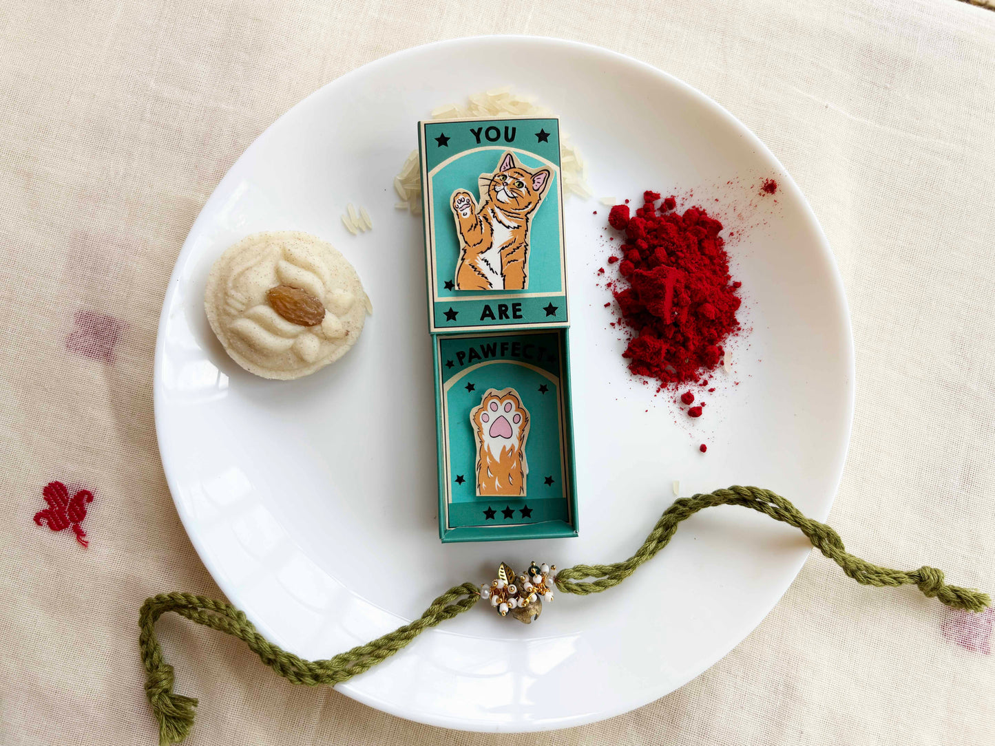 Perfect Rakhi Gift For Cat Lover Sister