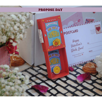 Valentine’s Week Matchbox Personalized Gift Set – 8 Romantic Message Box Magnets