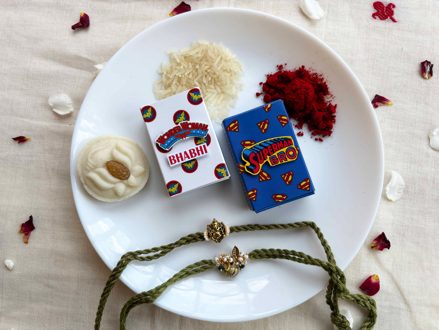 Unique Rakhi Combo for Brother & Bhabhi