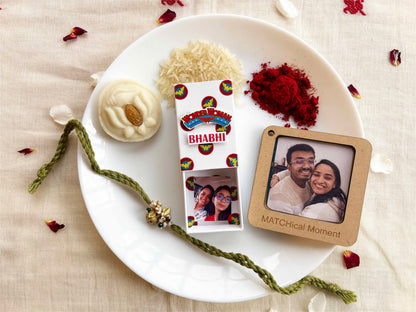 Wonder Woman Theme Lumba Rakhi Gift for Bhabhi