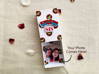 Wonder Woman Theme Rakhi Gift for Sisters