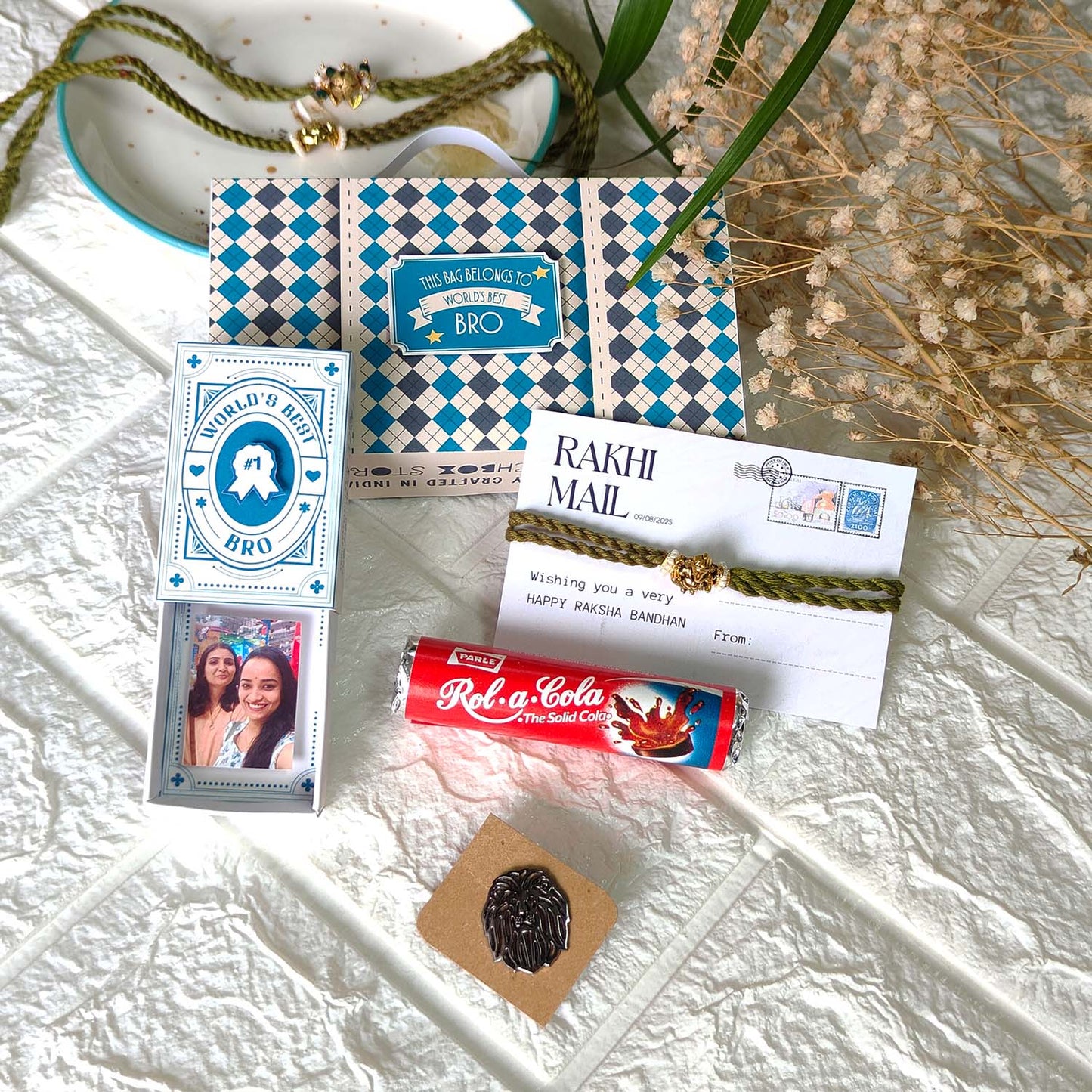 Rakhi Match-Bag for Brother Personalized