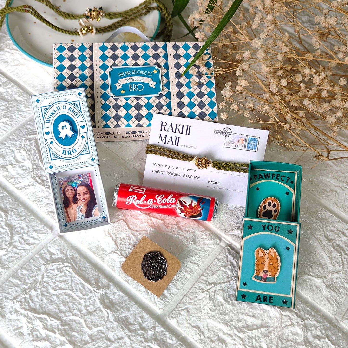Rakhi Match-Bag for Brother Personalized
