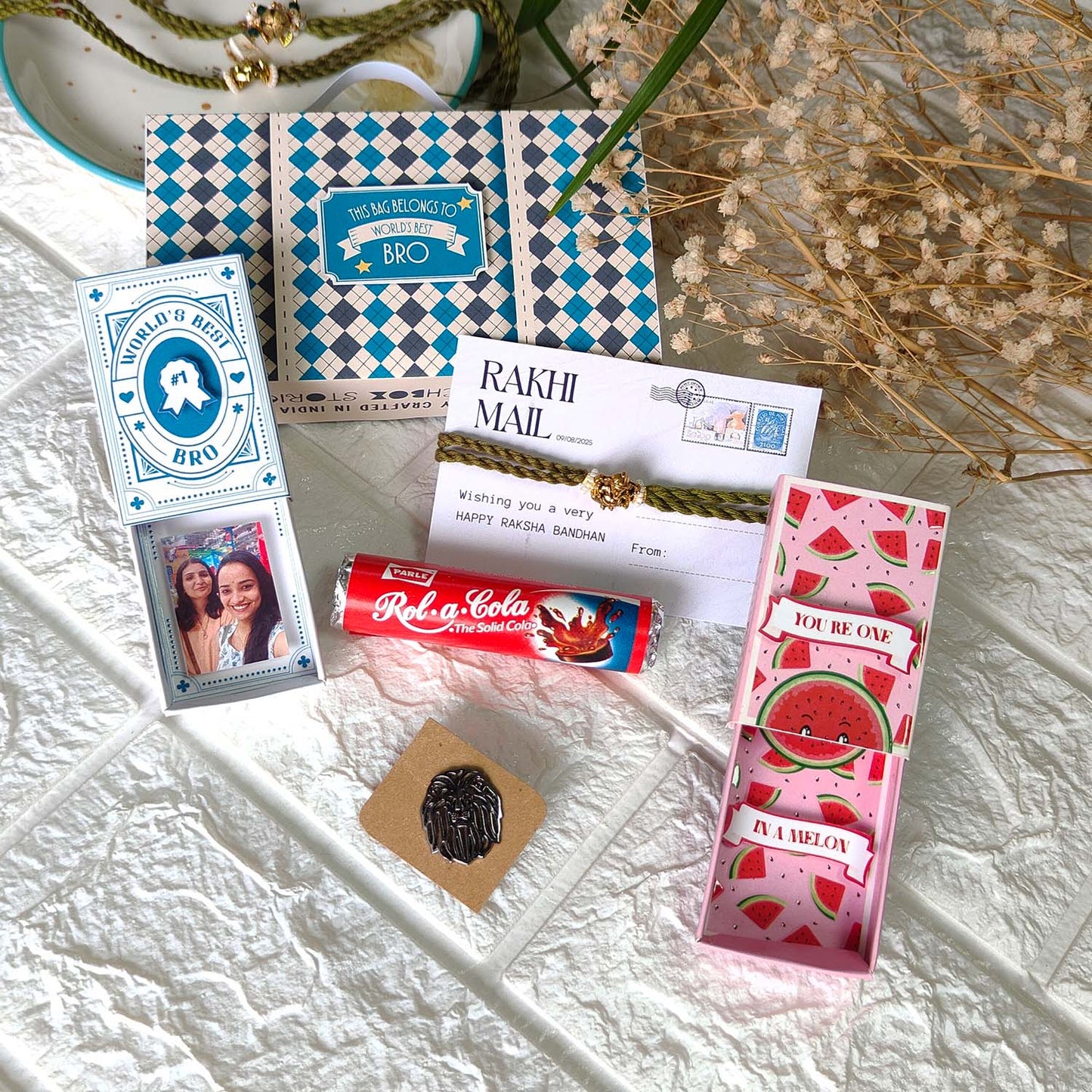 Rakhi Match-Bag for Brother Personalized