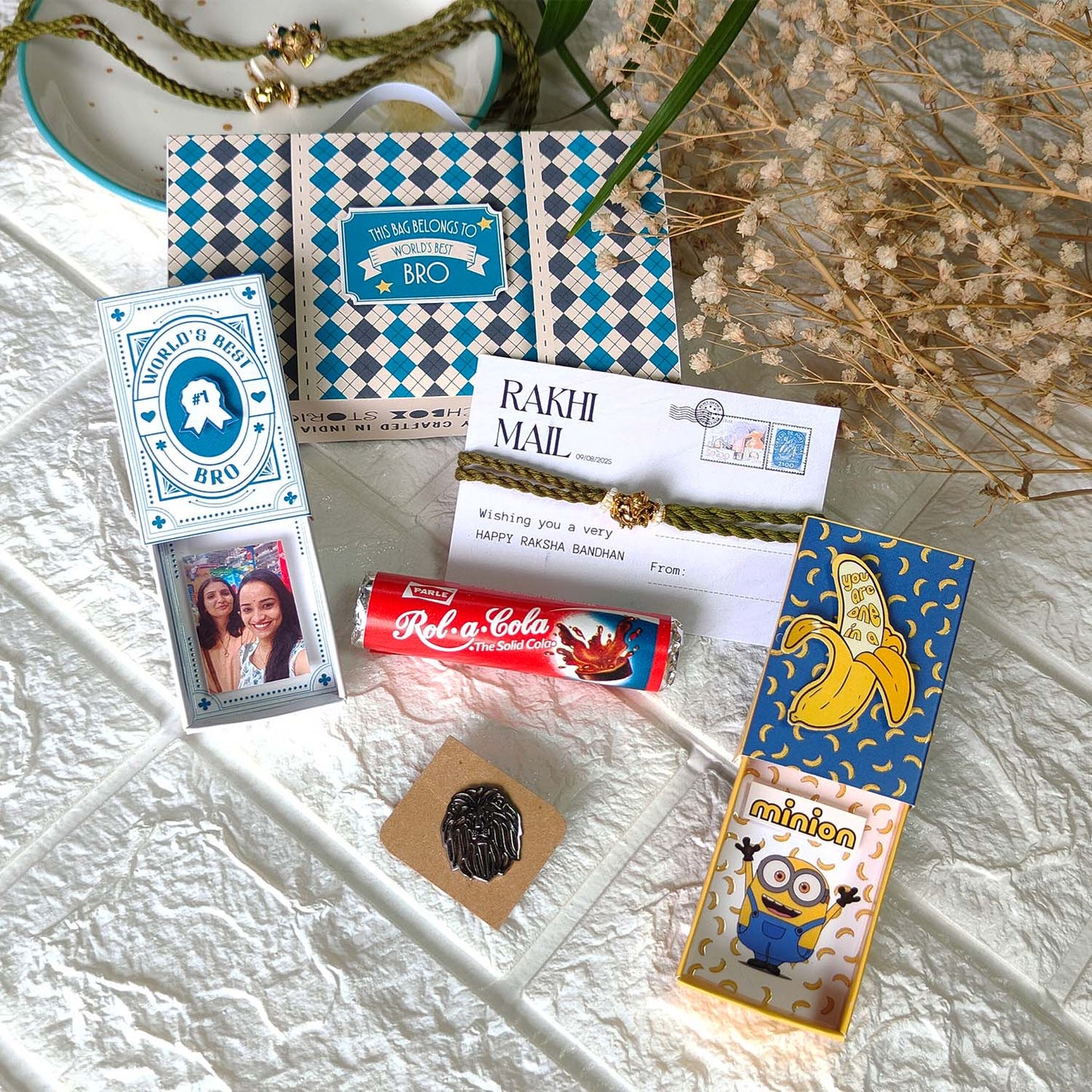 Rakhi Match-Bag for Brother Personalized
