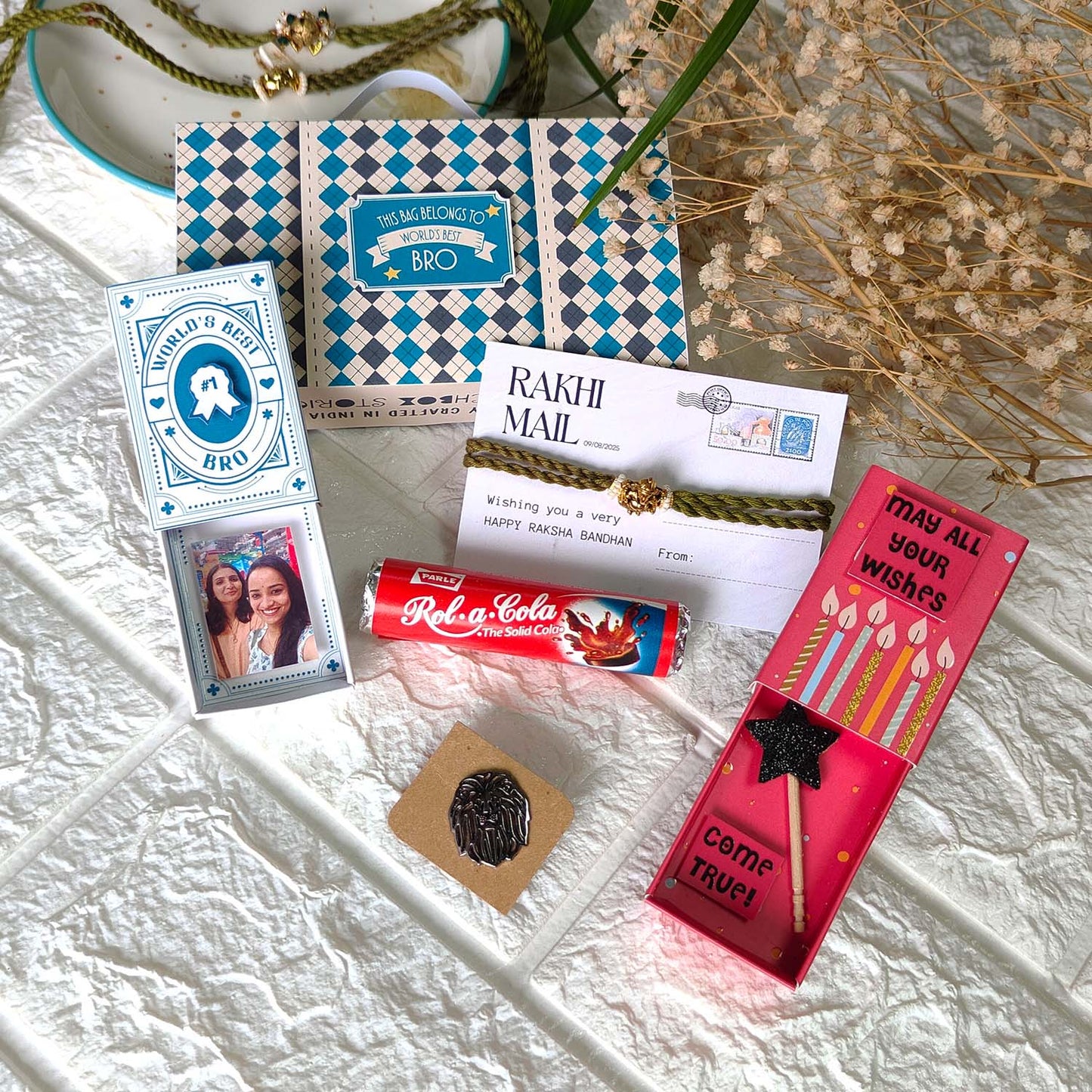 Rakhi Match-Bag for Brother Personalized