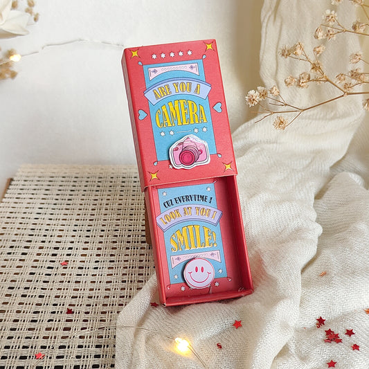 Are You A Camera Cheesy Message Gift - Magnet