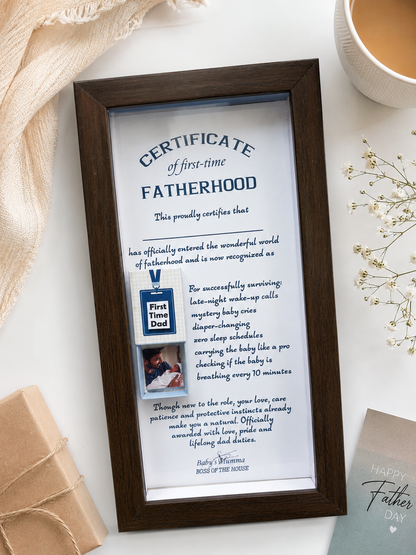 First-time Fatherhood Memory Gift for Father's Day