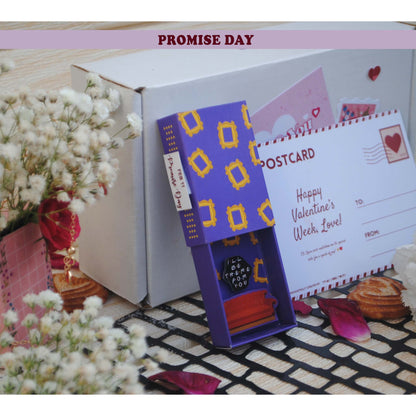 Valentine’s Week Matchbox Personalized Gift Set – 8 Romantic Message Box Magnets