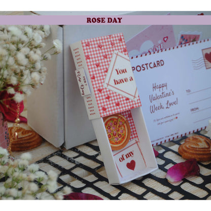 Valentine’s Week Matchbox Personalized Gift Set – 8 Romantic Message Box Magnets