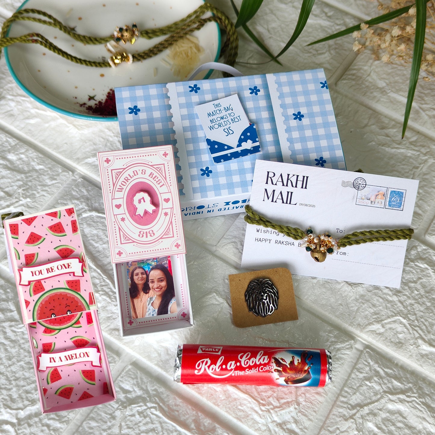 Rakhi Match-Bag for Sister Personalized